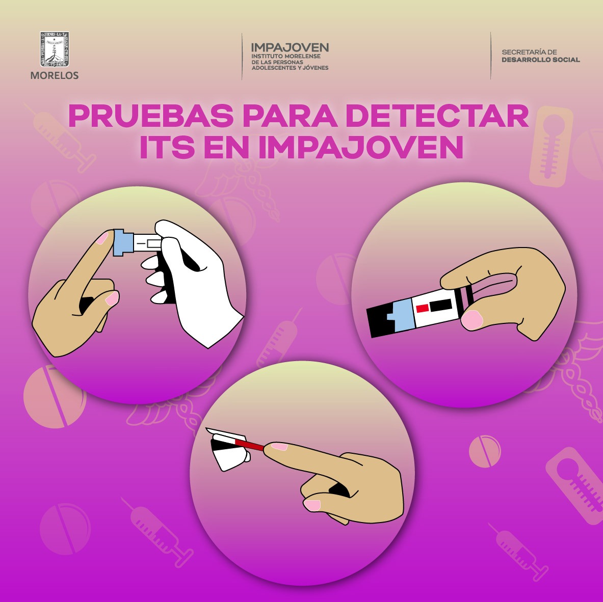 Continúa Impajoven Aplicación De Pruebas Para Detectar Its Morelos 3009